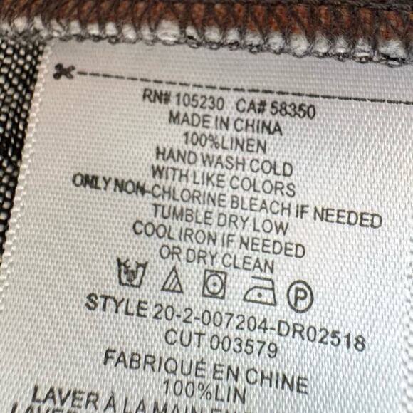 Joie Striped Sleeveless Linen Maxi Dress Size XXS - Picture 11 of 11